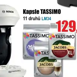 EVA Kapsle TASSIMO 11 druhů LM34 nabídka