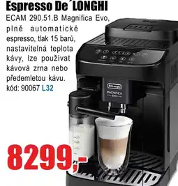EVA Espresso De LONGHI nabídka