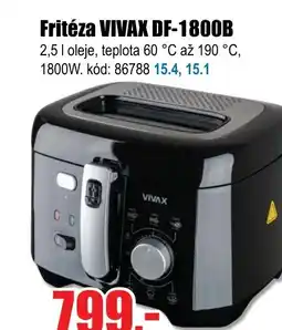 EVA Fritéza VIVAX DF-1800B nabídka