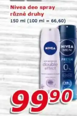 ESO MARKET NIVEA deo spray nabídka