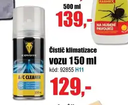 EVA Čistič klimatizace vozu nabídka