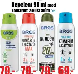 EVA Repelent 90 ml proti komárům a klíšťatům D11 nabídka