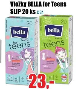 EVA Vložky BELLA for Teens SLIP 20 KS D31 nabídka