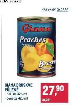 Makro Giana broskve nabídka