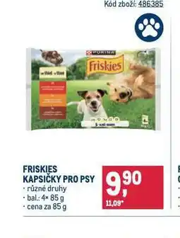 Makro Friskies kapsičky pro psy nabídka