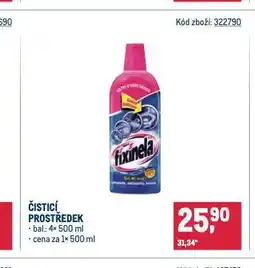 Makro Fixinela čisticí prostředek nabídka