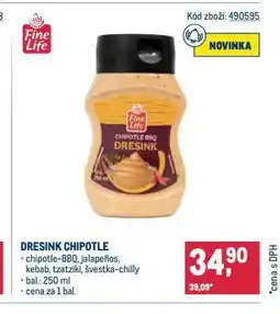 Makro Dresink chipotle nabídka