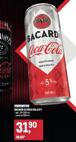 Makro Bacardi & coca cola nabídka