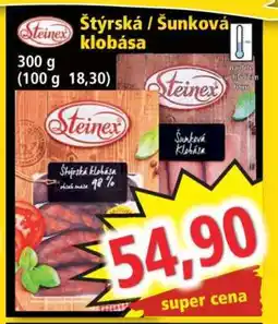 Norma Štýrská / Šunková klobása nabídka