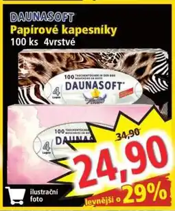 Norma DAUNASOFT Papírové kapesníky nabídka