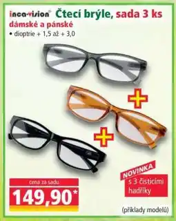Norma Čtecí brýle, sada 3 ks nabídka