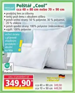 Norma Polštář „Cool“ nabídka