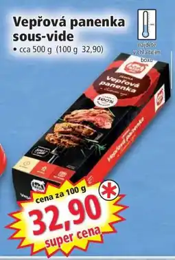 Norma Vepřová panenka sous-vide nabídka