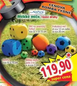 Norma Měkké míčky, sada 3 ks nabídka
