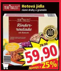 Norma Rinderroulade mit Rotkohl nabídka