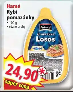 Norma Hamé Rybí pomazánky nabídka