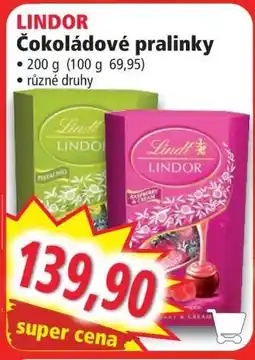 Norma LINDOR Čokoládové pralinky nabídka