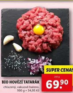 Lidl BIO HOVĚZÍ TATARÁK, 200 g nabídka