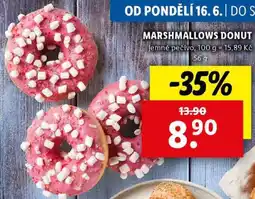 Lidl MARSHMALLOWS DONUT, 56 g nabídka