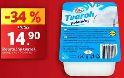 Lidl Polotučný tvaroh, 250 g nabídka