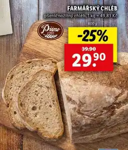 Lidl FARMÁŘSKÝ CHLÉB, 600 g nabídka