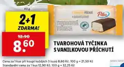 Lidl TVAROHOVÁ TYČINKA S VANILKOVOU PŘÍCHUTÍ, 40 g nabídka