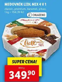 Lidl MEDOVNÍK LIDL MIX 4 V 1, 1800 g nabídka
