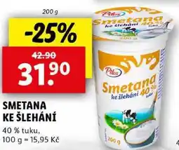 Lidl SMETANA KE ŠLEHÁNÍ, 200 g nabídka
