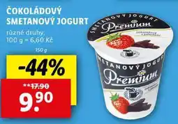 Lidl ČOKOLÁDOVÝ SMETANOVÝ JOGURT, 150 g nabídka