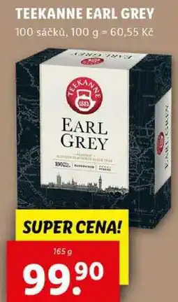 Lidl TEEKANNE EARL GREY 100 sáčků, 165 g nabídka