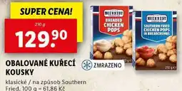 Lidl OBALOVANÉ KUŘECÍ KOUSKY, 210 g nabídka