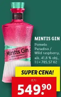 Lidl MINTIS GIN, 0,7 l nabídka