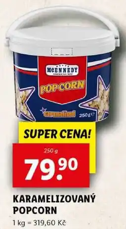 Lidl KARAMELIZOVANÝ POPCORN, 250 g nabídka