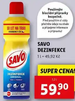 Lidl SAVO DEZINFEKCE, 1,2 l nabídka
