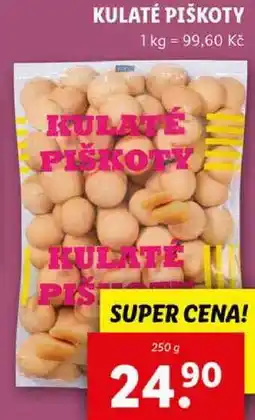 Lidl KULATÉ PIŠKOTY, 250 g nabídka