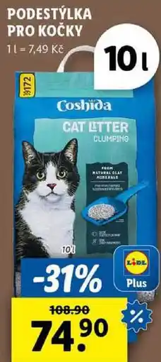 Lidl PODESTÝLKA PRO KOČKY, 10 l nabídka
