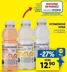 Lidl VITAMÍNOVÁ VODA, 500 ml nabídka