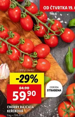 Lidl CHERRY RAJČATA KEŘÍKOVÁ, 300 g nabídka
