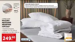 Lidl POLŠTÁŘ/PROŠÍVANÁ PŘIKRÝVKA TOPCOOL nabídka