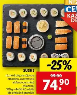 Lidl SUSHI, 168 g a další nabídka