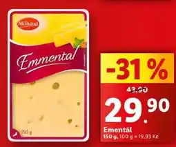 Lidl Ementál, 150 g nabídka