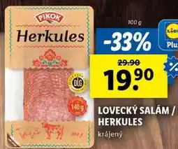 Lidl LOVECKÝ SALÁM/HERKULES, 100 g nabídka