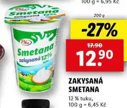Lidl ZAKYSANÁ SMETANA, 200 g nabídka