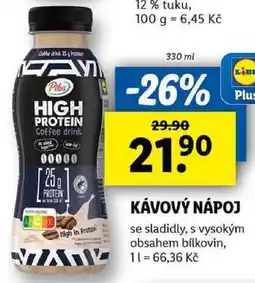 Lidl KÁVOVÝ NÁPOJ, 330 ml nabídka