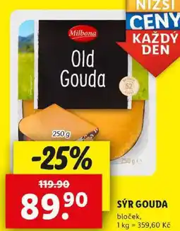 Lidl SÝR GOUDA, 250 g nabídka
