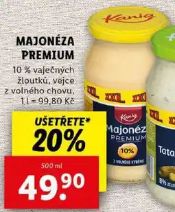 Lidl MAJONÉZA PREMIUM, 500 ml nabídka