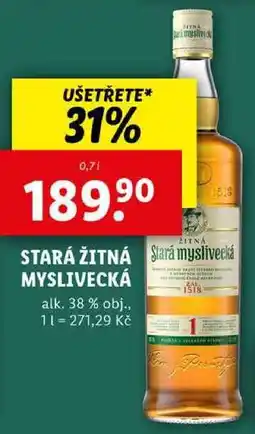 Lidl STARÁ ŽITNÁ MYSLIVECKÁ, 0,7 l nabídka