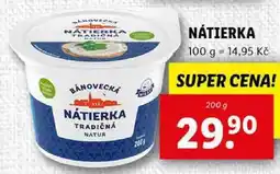 Lidl NÁTIERKA, 200 g nabídka