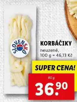 Lidl KORBÁČIKY, 80 g nabídka