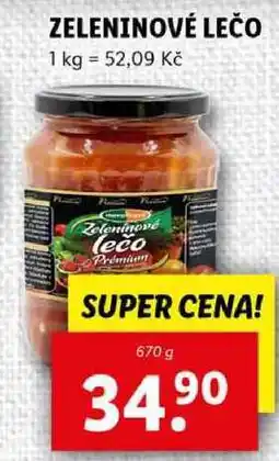 Lidl ZELENINOVÉ LEČO, 670 g nabídka